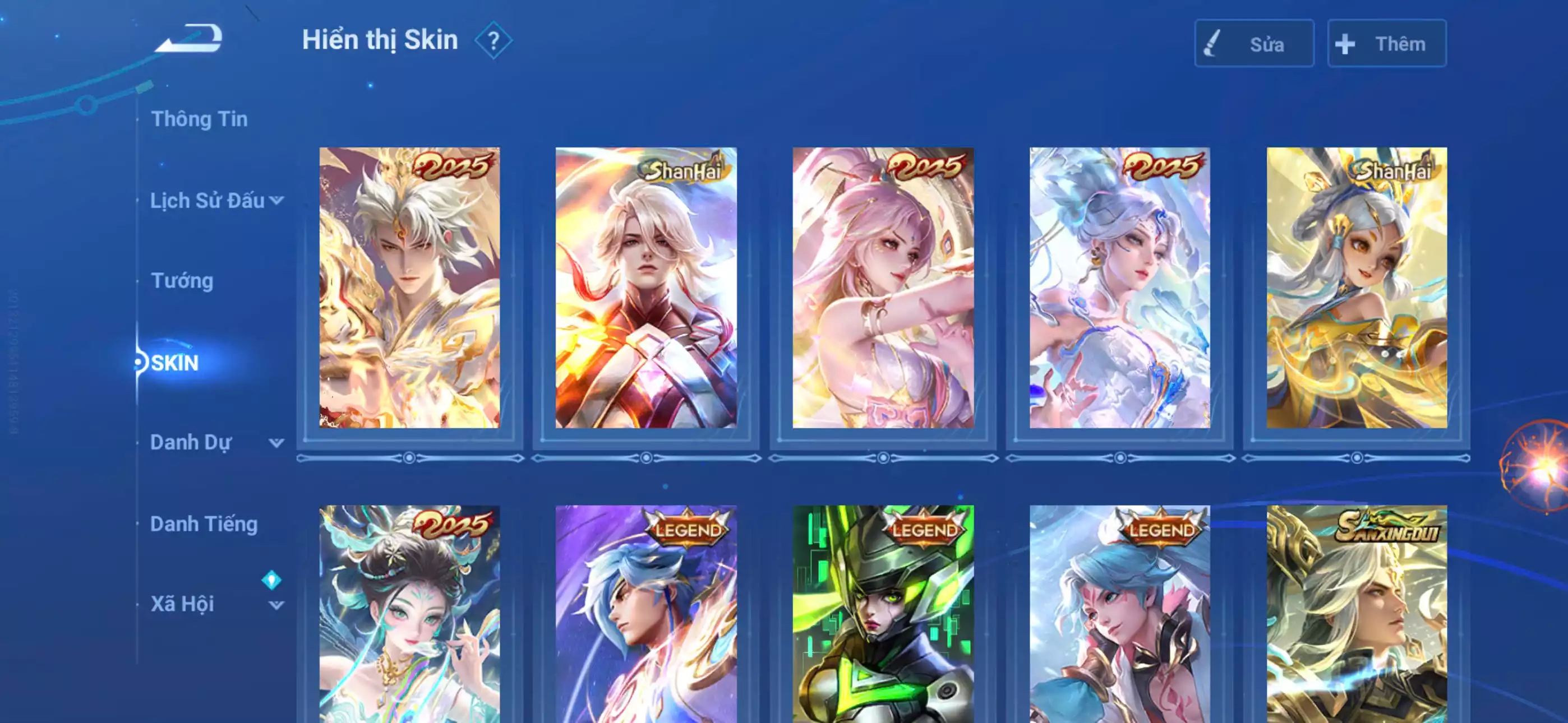 Ảnh Acc glb infinite giao mail 1 đá 1 vô song Full tết 2024,2025,tiga,kẹp vài skin sơn hải